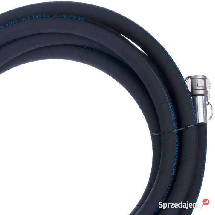 Wąż Tynkarski DN25 5M 40 bar Złączki Camlock Ludźmierz