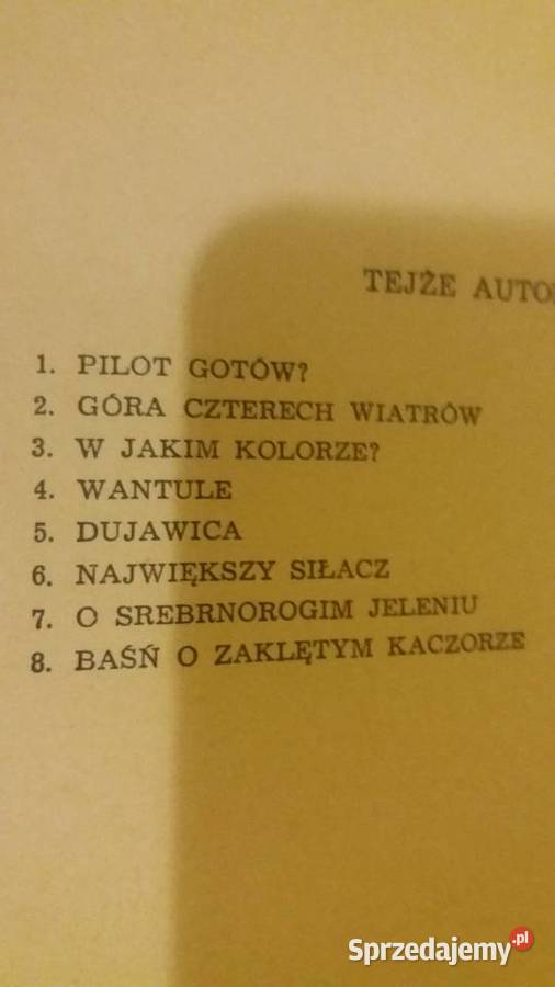 Pilot gotów Kann unikatowe książki prezenty Warszawa