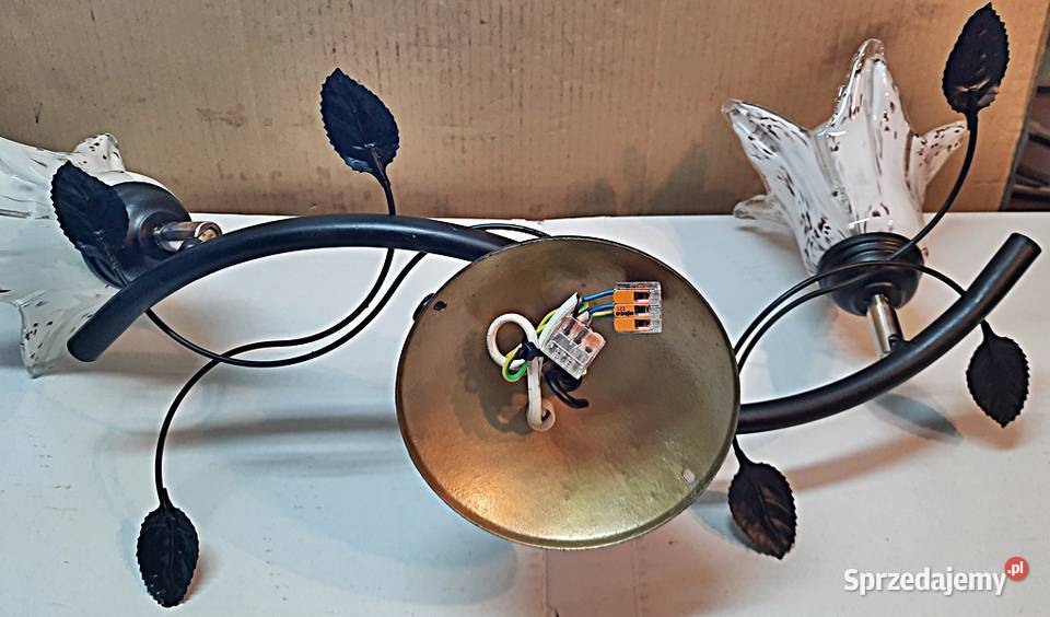 Żyrandol lampa sufitowa 2 x E 40 Ostrów Wielkopolski