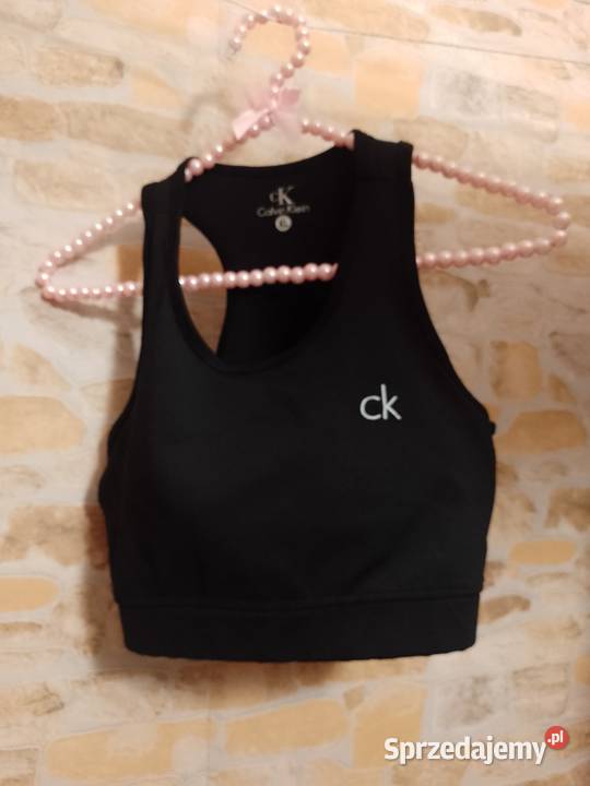 42XL Calvin Klein Ekskluzywny czarny top fitness Topy i koszulki małopolskie sprzedam