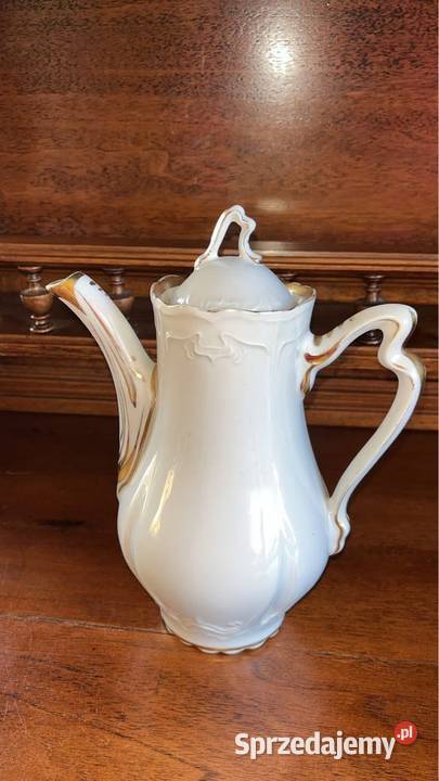 Dzbanek do kawy Secesja XIX XX w Niesygnowany Gdańsk sprzedam