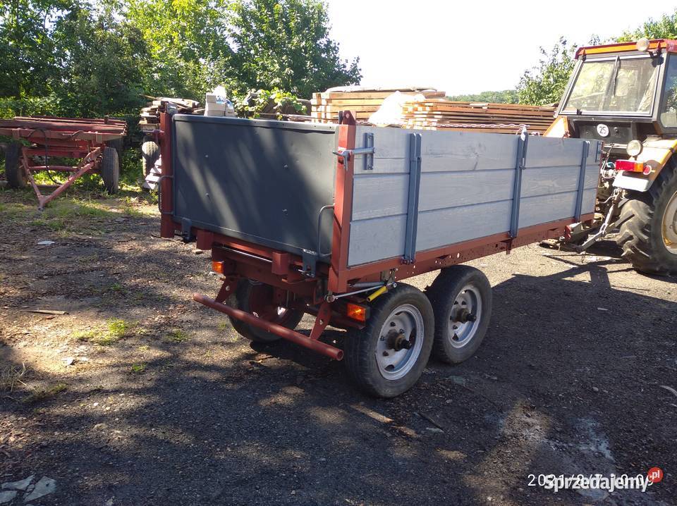 Przyczepa przyczepka rolnicza wywrotka wóz Pozostałe lubelskie Krasnystaw