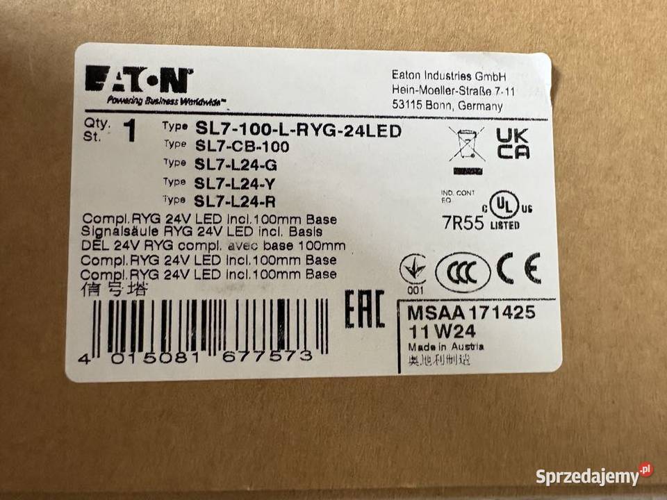 Eaton SL7100LRYG024LED Warszawa