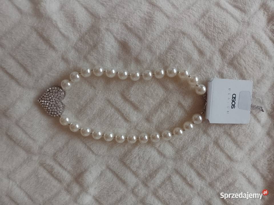 ASOS Korale z bogato zdobioną zawieszką serce Dla kobiet Kraków
