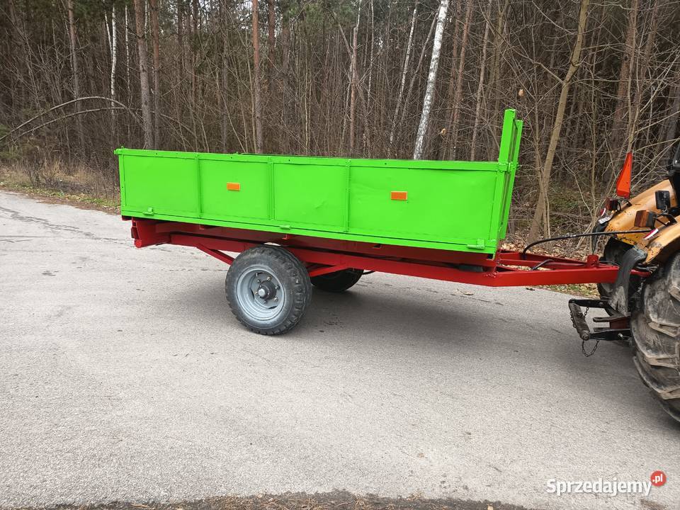 Przyczepa jedno osiowa wywroka przyczepa Magonie