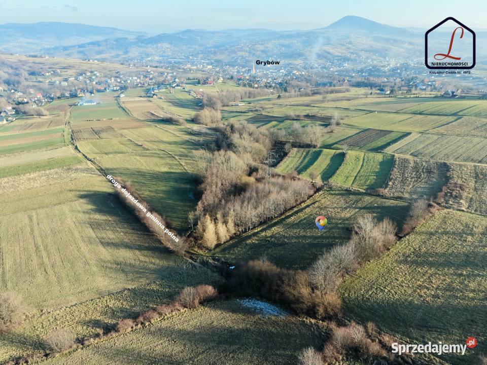 Działka rolna o pow 34 ar Grybów Siołkowa