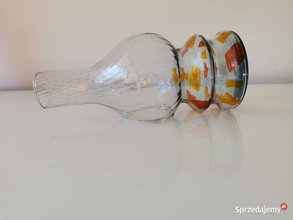 Stara szklana nieużywana lampka wodna Katowice sprzedam