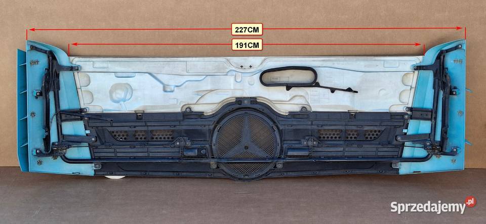 MERCEDES ACTROS MP4 MASKA GRILL ATRAPA KOMPLETNA ciężarowe Bieleń