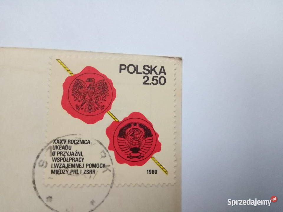 Pocztówka Szczyrk z lat 80tych Znaczek Dąbrowa Górnicza