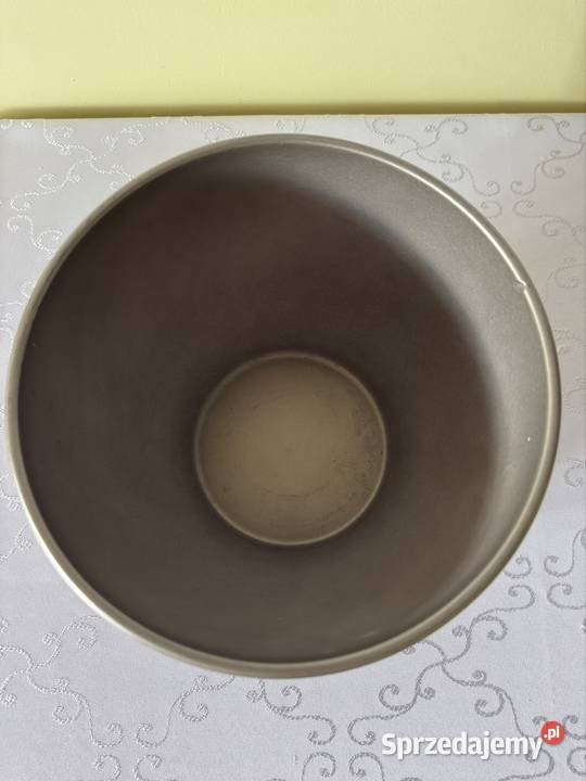 Donica duża ceramiczna srebrna lakierowana Czerwionka-Leszczyny