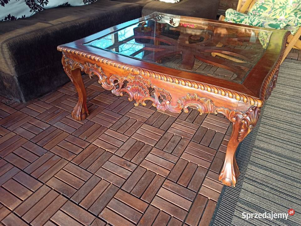 Stolik ława rzeźbiona Stoliki kawowe i ławy Warszawa sprzedam
