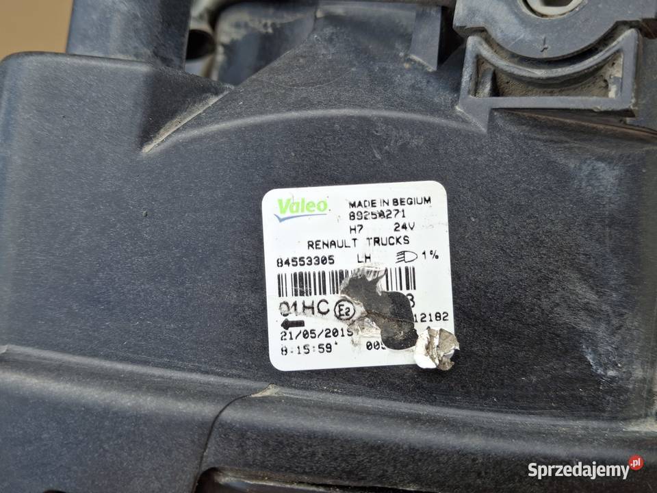 RENAULT GAMA D HALOGEN LEWY LAMPA PRZECIWMGIELNA Bieleń sprzedam