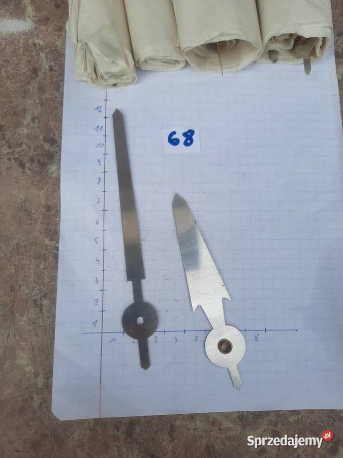 68 Wskazówki zegara komplet aluminium 28x35mm