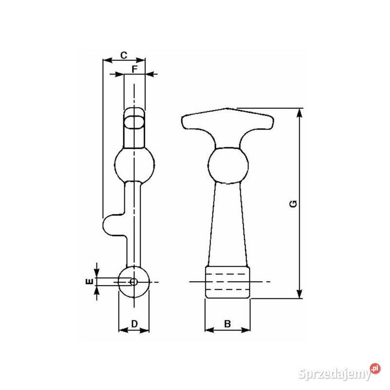 Zaczep gumowy średni TOP 73372