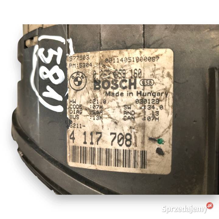 LICZNIK ZEGARY 4117708 BMW E46 20 D Diesel 238 osobowe Liczniki i zegary lubelskie Chełm