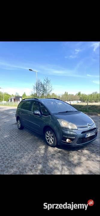 Citroen C4 Grand Picasso lift 7 osob automat kurtyny powietrzne mazowieckie Warszawa