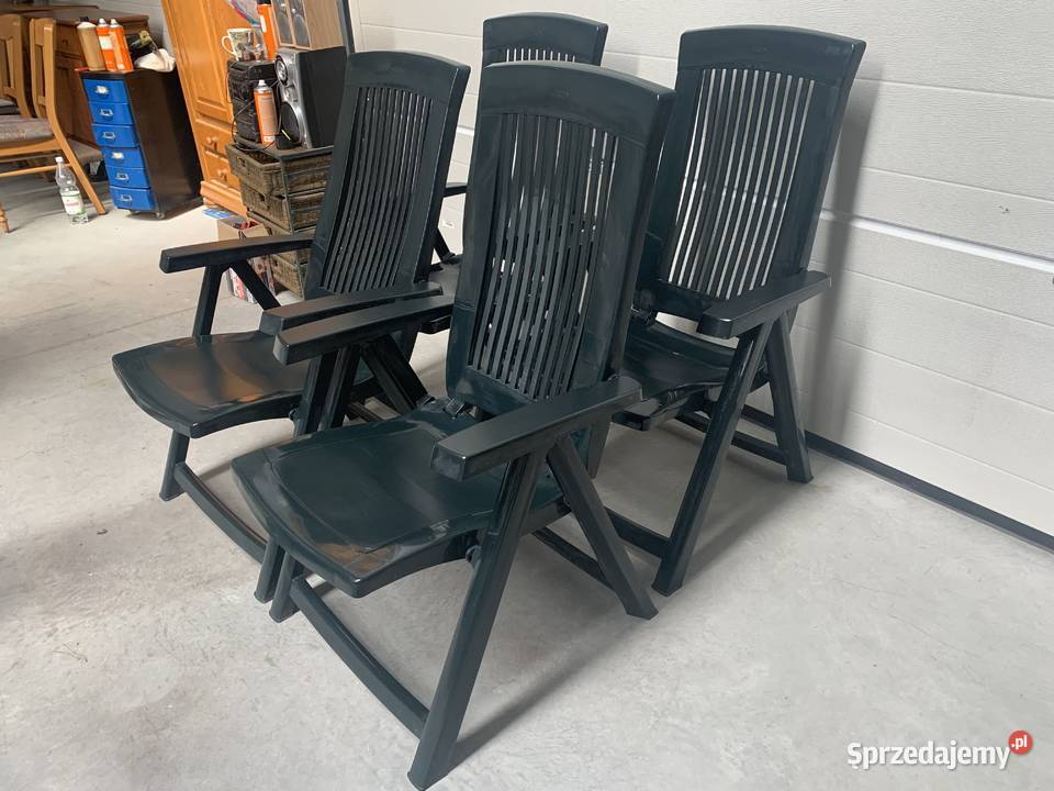 Krzesła fotele rozkładane ogrodowe firmy Jardin Sławoszewek