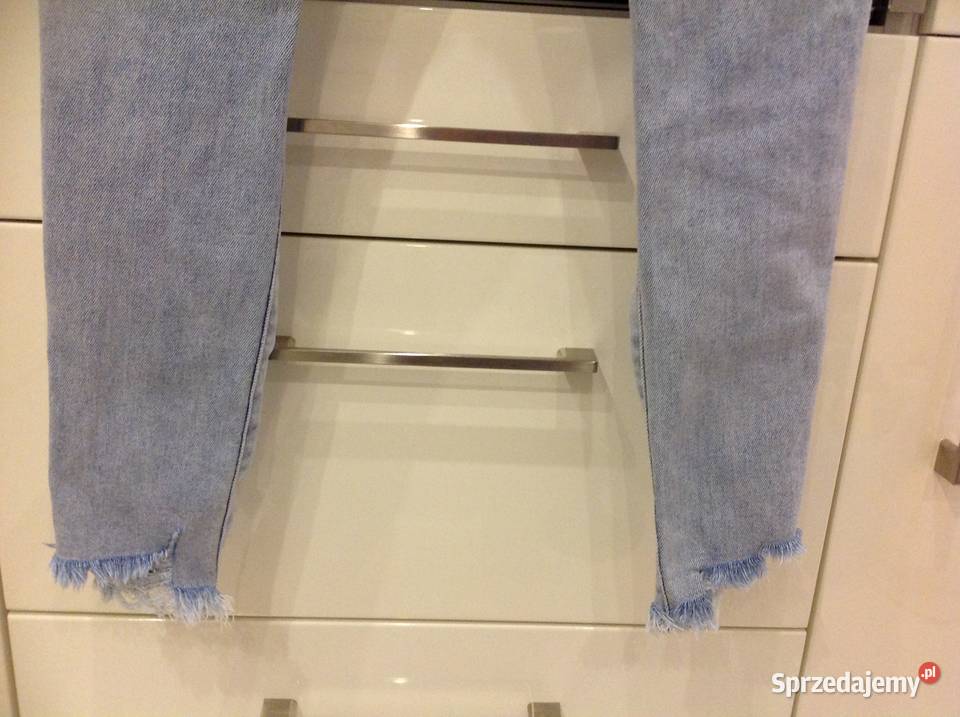 Spodnie jeans Damskie Monday Premium r M Dziury Nowa Sól