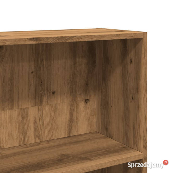 Regał dąb artisian 80x24x143 materiał