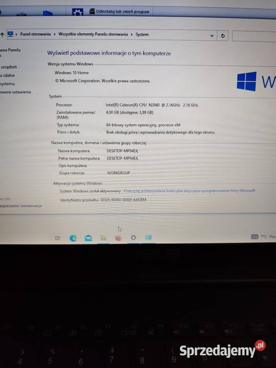 Asus f553m 4GB łódzkie Sieradz sprzedam
