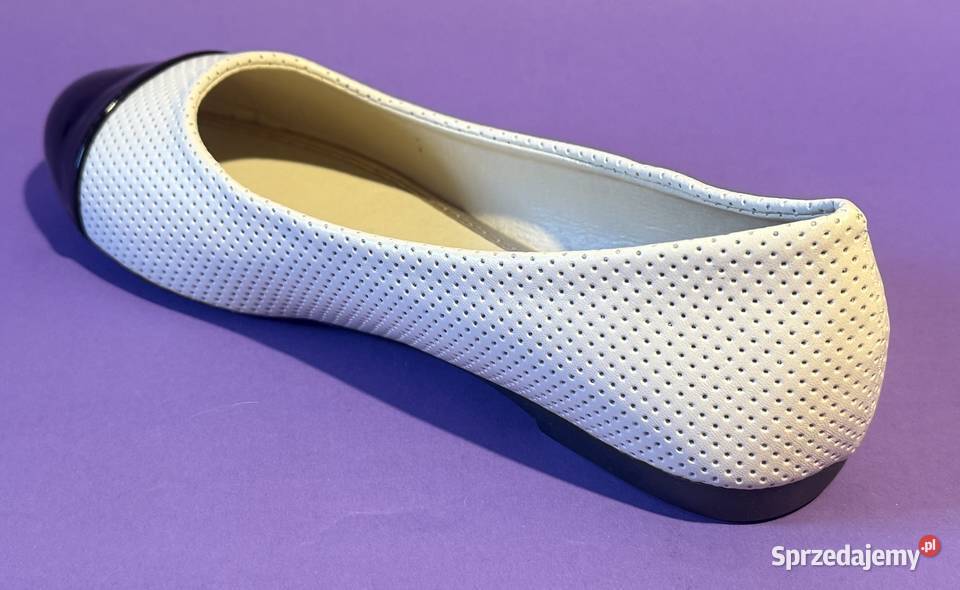 Beżowe baleriny połysk rozmiar 40 BAL9 inna