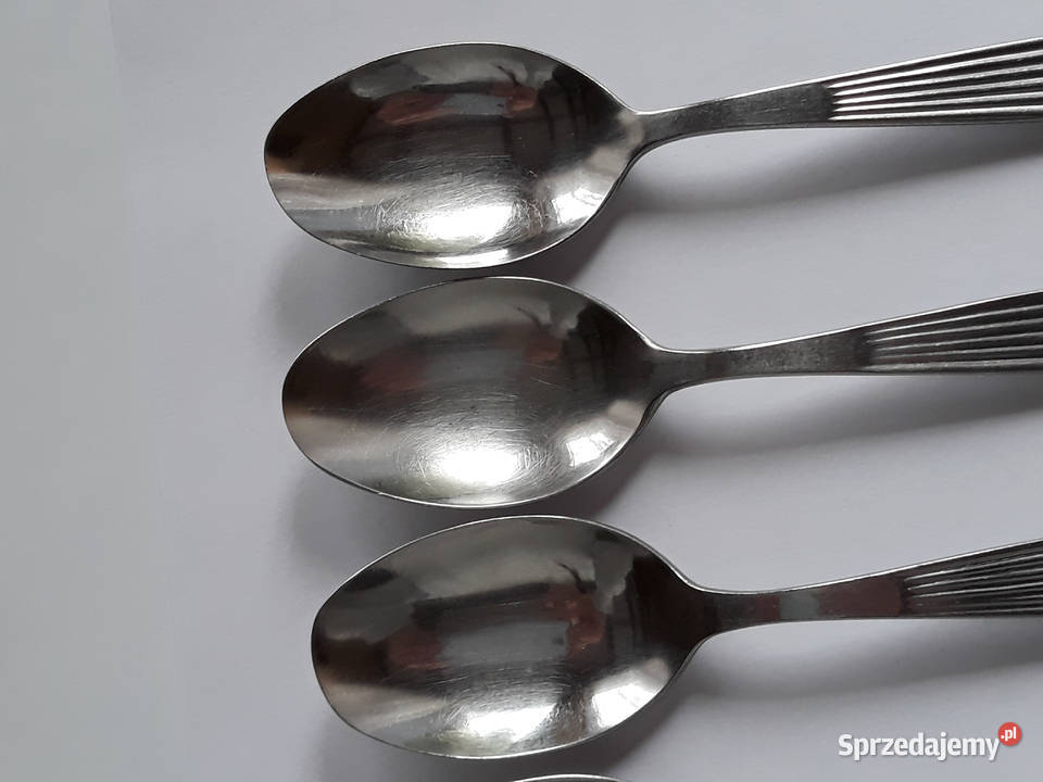 Łyżki obiadowe 3 PASECZKI PASKI Gerlach sztućce Dąbrowa Górnicza