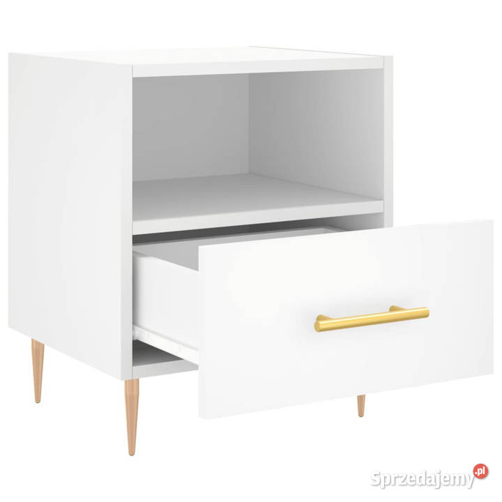 Szafki nocne 2 białe 40x35x475 WM827405 Warszawa