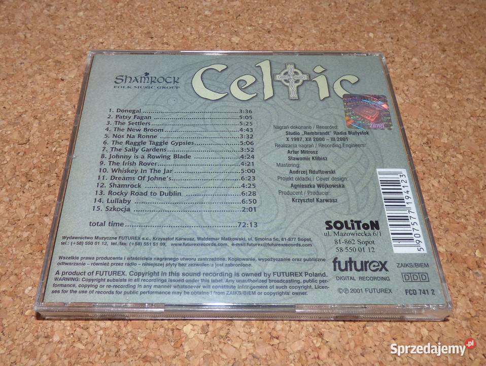 Schamrock Celtic Traditional Dance Music Płyty i kasety Warszawa