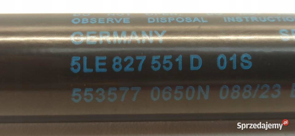 SKODA ENYAQ SIŁOWNIK KLAPY BAGAŻNIKA 5LE827551D osobowe