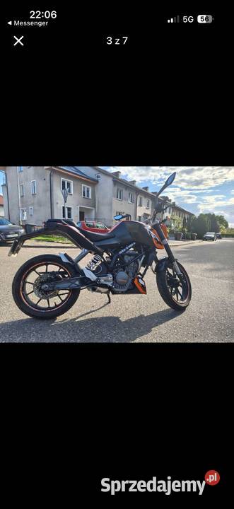 KTM duke 125 KTM zachodniopomorskie