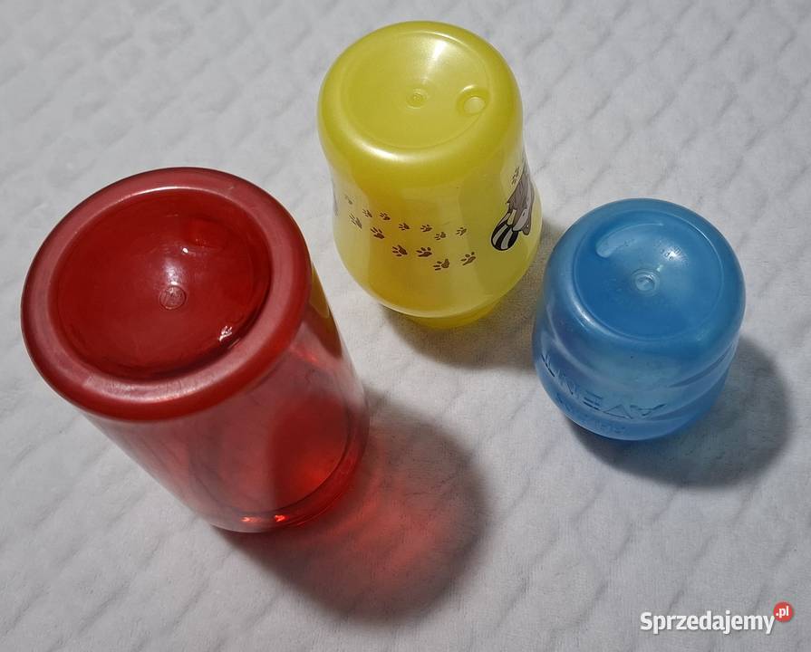 Butelki bez zamknięć szeroki wlot kolorowe mix 3 sprzedam