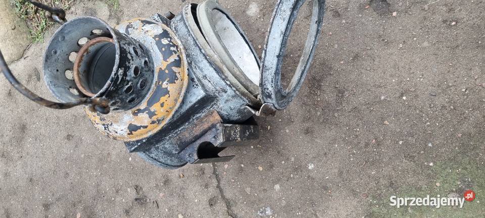 Stara Lampa Kolejowa Antyki Antyki Ryki