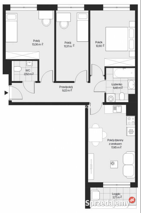 Mieszkanie Kraków Piasta Kołodzieja 712m2