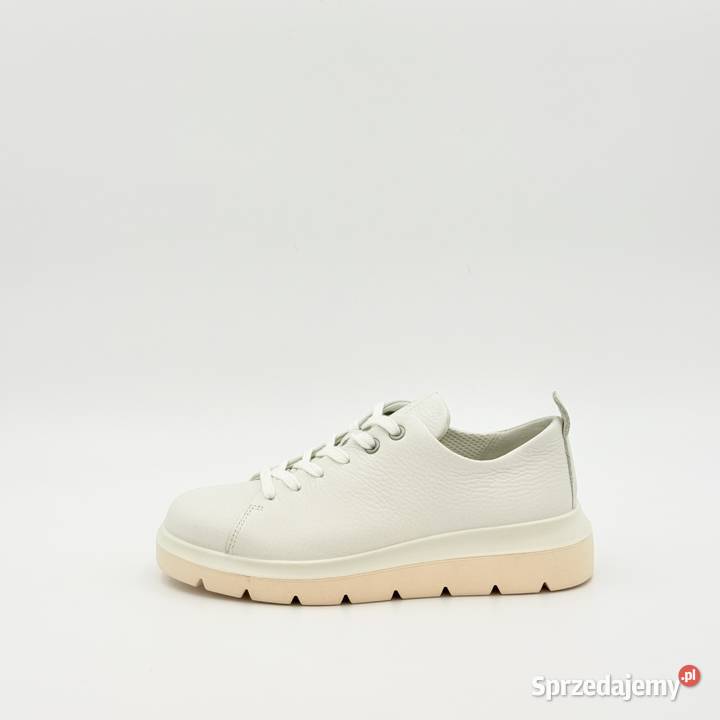 ECCO Nouvelle damskie skórzane sneakersy biały biały mazowieckie Warszawa
