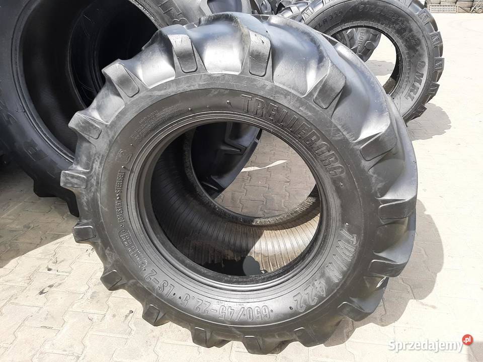 Opona używana leśna 65045225 65045R225 22.5cale podlaskie Zaścianki