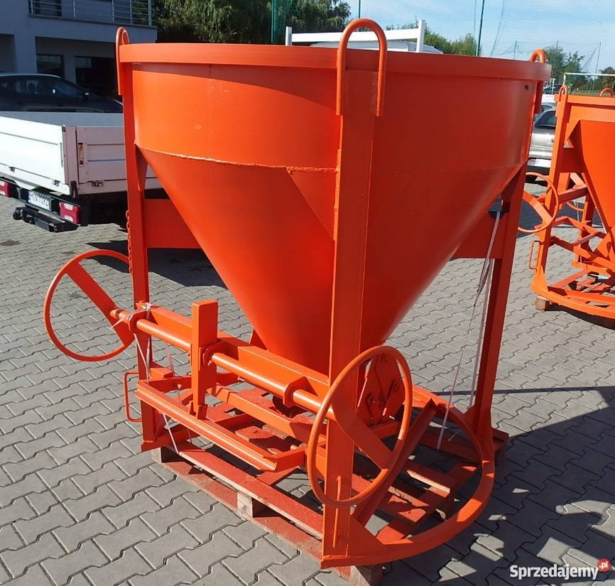 Pojemnik dźwigowy do betonu z wylewem prostym ZB Rok produkcji 2019 Poznań