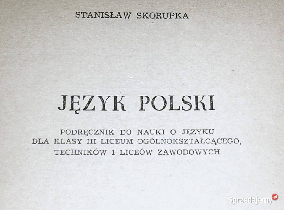 Język polski klasy 3 LO technikum LZ lubelskie Chełm sprzedam