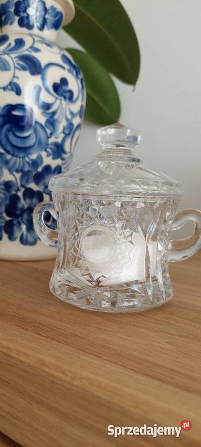 Kryształową cukierniczka pojemnik Mirosławiec sprzedam