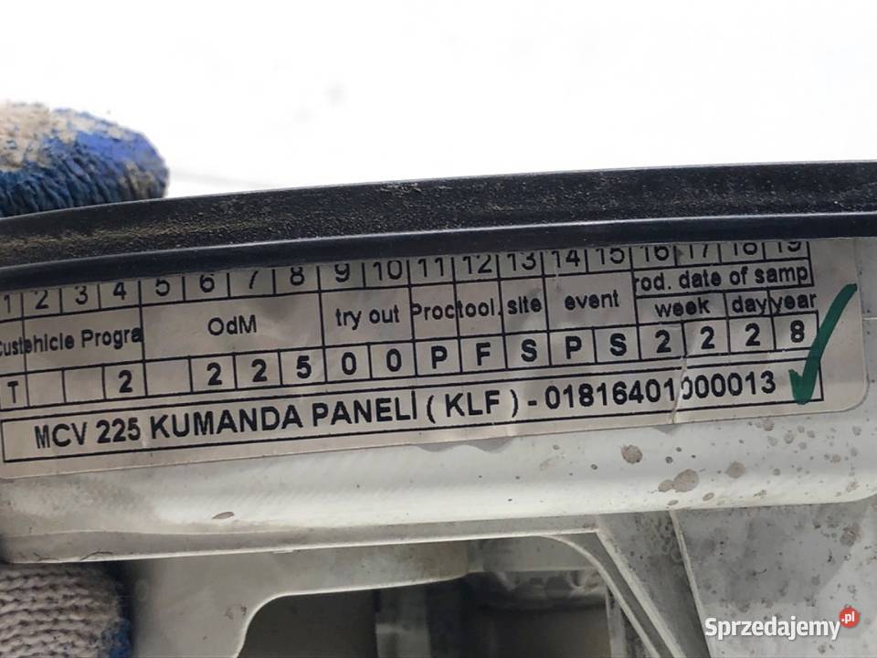 PANEL STEROWANIA NAWIEWU PEUGEOT BIPPER Minivan osobowe
