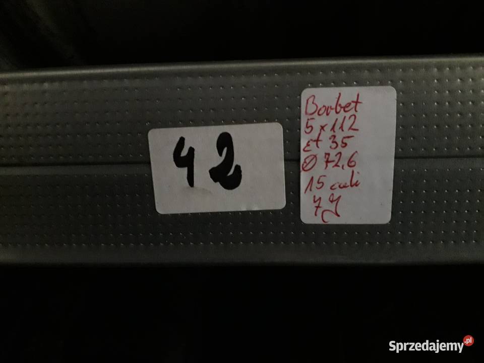 Felgi Borbet 15 5x112 et35 7J Audi Skoda Seat VW Szczukowskie Górki