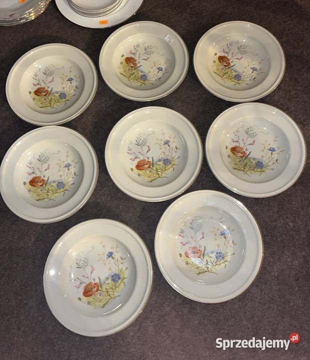 8 sztuk Talerzy do zupy Rosenthal Syg z 1944 r W Gdańsk