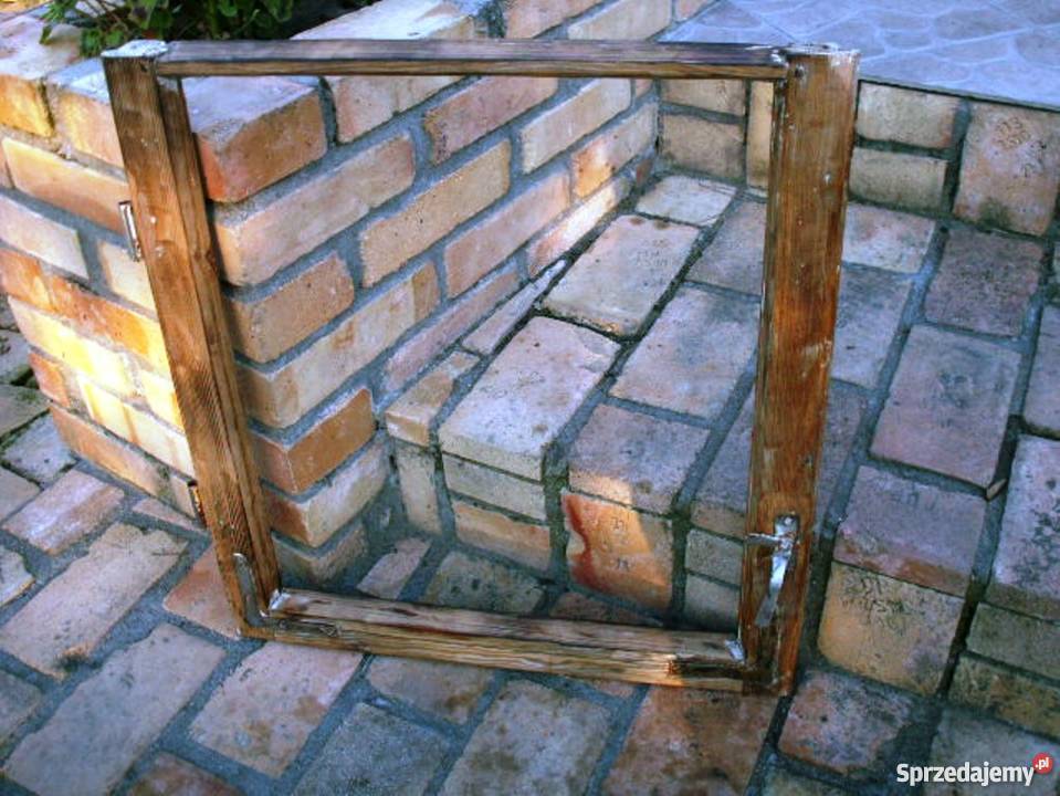 Stare okno rama okienna retro loft lustro Ełk usługa