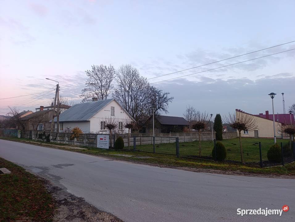 Działka budowlana z dojazdem z dwóch stron kanalizacja świętokrzyskie Świdno