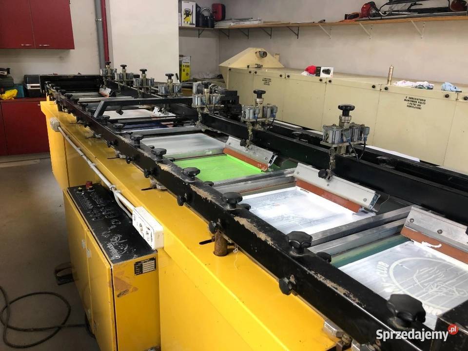 Maszyna do sitodruku Viprotech 8 kolorów śląskie Częstochowa