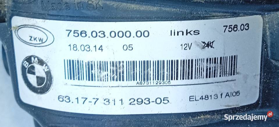 BMW 5 F10 F11 Led halogen lewy przód wielkopolskie Przeźmierowo sprzedam