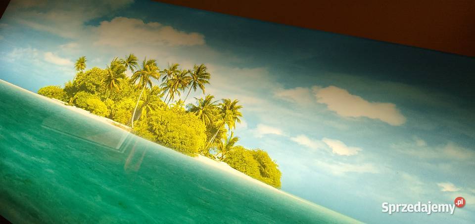 Obraz retro z dźwiękiem świecący 8widoków palmy Legionowo sprzedam