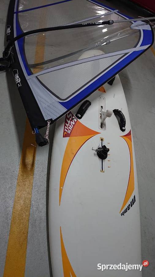 Deska windsurfing żagiel Pływanie Władysławowo