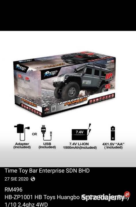 RC Unbounded 4x4 Pioneer 110 4WD Rally Car HD Dębowiec