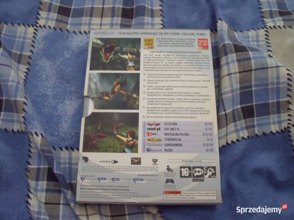 Gra Tomb Raider Anniversary na PC Komputerowe PC dolnośląskie Wrocław sprzedam