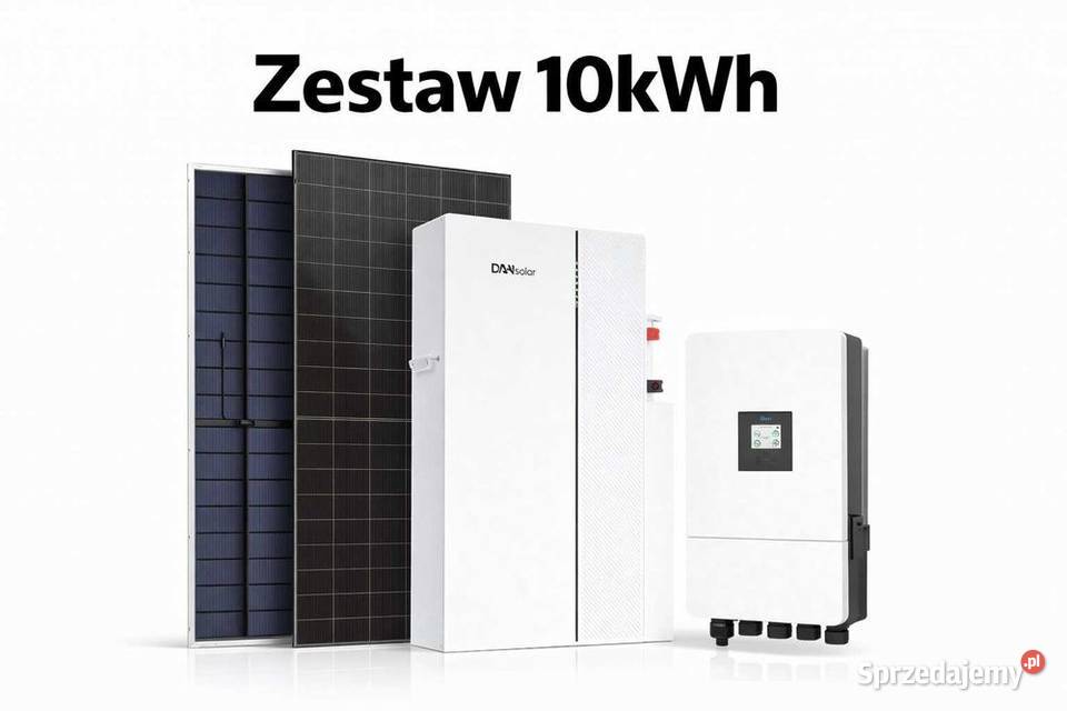 Zestaw budżetowy 10kWh LV panele inwerter 3 fazy małopolskie